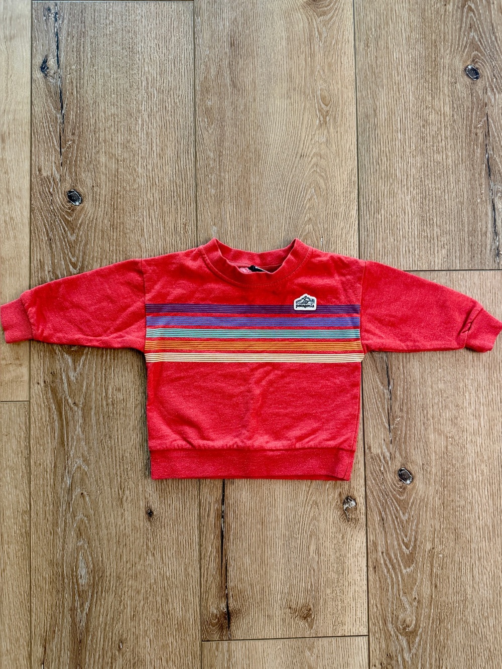 Patagonia Vintage-Style Striped Tee - Size 12 Months